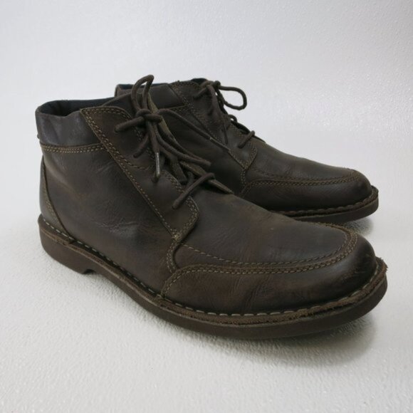 Clarks Oil Tanned Leather Chukka Boots Shoes Hiking Footwear Mens sz 11 M main image 4